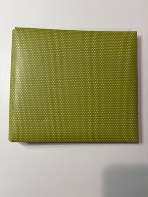 Stampin Up!  6 x 6 Album w/ Top Loading Pages - Scrapbook Green Polka Dots
