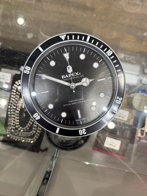 ベイシングエイプ掛け時計 BAPE X Wall Clock Black | eBay