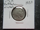 1937 United States US Buffalo Nickel 5 Cent