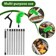 Gutter Cleaning Brush Roofing Tool with Extendable Pole Guard Cleaner Tool NEW