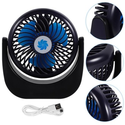Tragbarer Mini Ventilator Wiederaufladbar Usb -Fan Geräuscharmer Lüfter