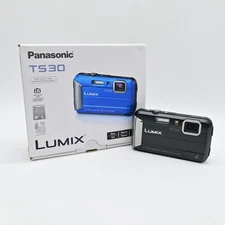 Panasonic LUMIX DMC-TS30 16.1MP Digital Camera Black Open Box