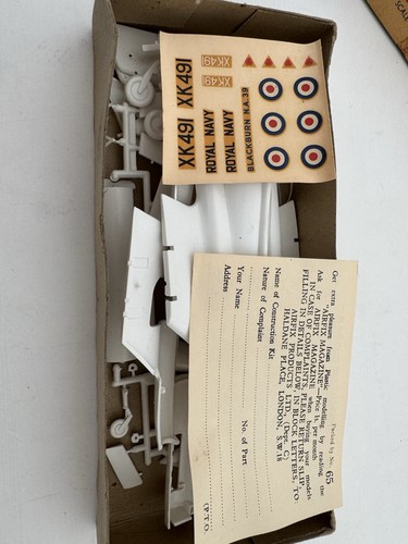 1/72 Airfix BLACKBURN BUCCANEER (N.A. 39) Kit vintage 1960 *1° emissione fuori produzione raro - Foto 3 di 5