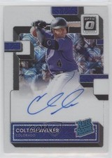 2022 Panini Donruss Optic White Mojo Prizm 98/99 Colton Welker #RRS-CW Auto nd3