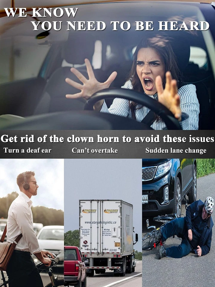 1 Juego Bocina Coche apta para Peugeot Renault Citroën Alto Bajo Foto 3 de 4