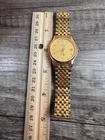 VTG Omega Seamaster Quartz Cal 1430 Gold Plated Tapestry Dial 196.2051- Untested