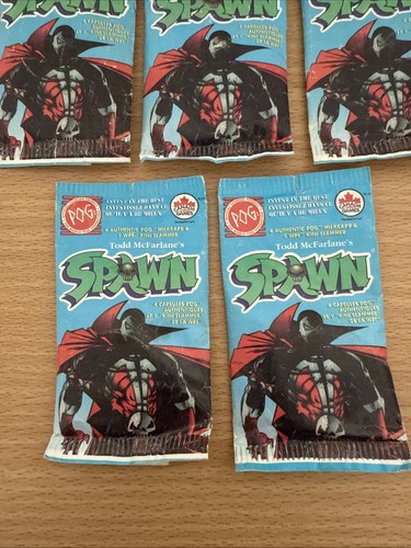 Todd McFarlane Spawn POG 1995 World Pog Federation Canada x5 - Picture 4 of 5