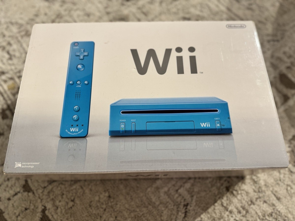 Nintendo Wii RVK S BAAG USZ Limited Edition Console - Blue