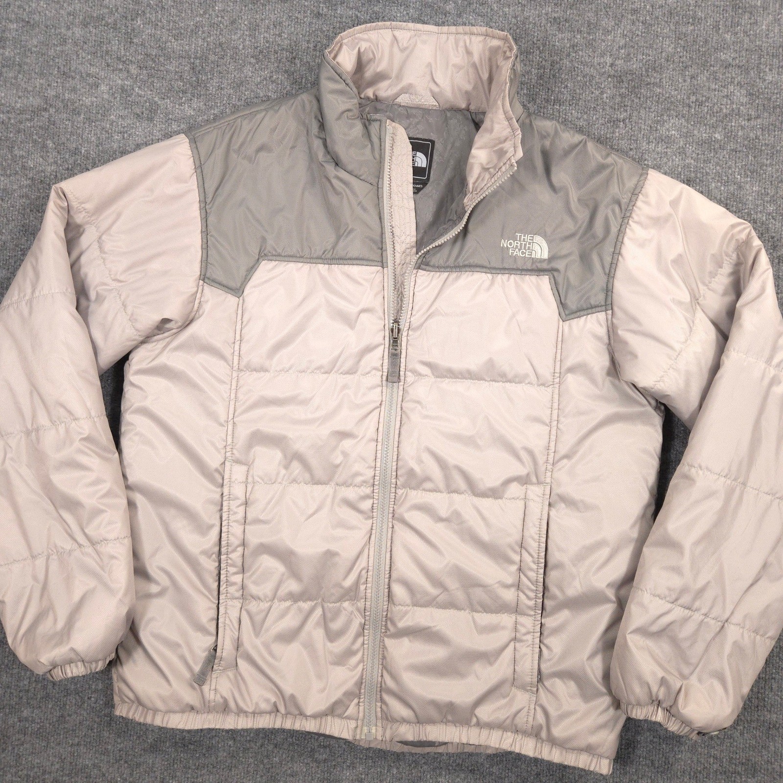 The North Face Jacket Mens Large Gray Lightweight Puffer Outdoor Hiking Casual
