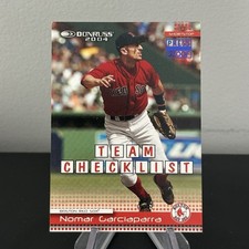 2004 Donruss #20 Nomar Garciaparra Press Proofs Blue Boston Red Sox /100 Card