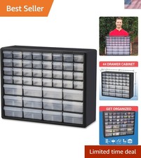 44-Drawer High-Impact Plastic Organizer for Safe and Easy Storage of Small Items