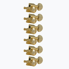 Allparts TK-7926 Grover  505 Series 6-in-line Locking Tuners, Gold 505G6