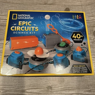National Geographic Epic Circuits STEM Science Kit   40+ Projects