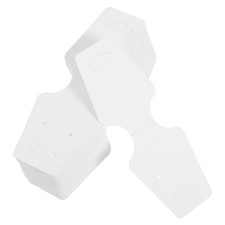 100 Pcs Foldable Self Adhesive Jewelry Display Cards For Bracelet Necklace