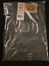 Levi's 511 Slim Stretch Fit, Boys Size 14 Reg 27x27, Olive Brand NEW 