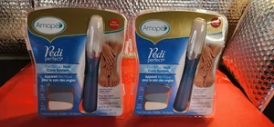 2 Amope Pedi Perfect Electronic Nail Care System 3 Refills Manicure NEW Sealed 