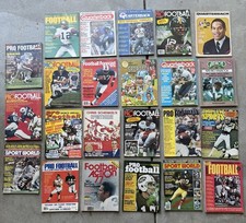Lot of 23 Vintage NFL Pro Football Magazines ...