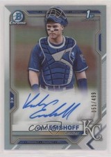 2021 Bowman Chrome Prospect Refractor 51/499 Kale Emshoff #CPA-KE Auto 0e6p