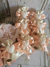 SACCHETTO porta confetti bomboniera comunione matrimonio con iniziali