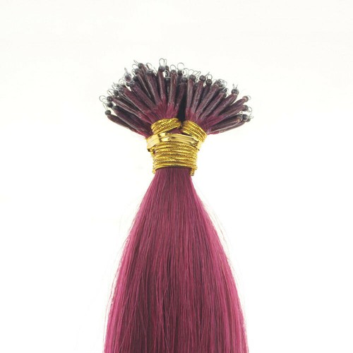 Nano Anillo Extensiones de Cabello Humano Micro Nano Cuentas Eslabón Doble Dibujo Cabello Remy 1g - Imagen 88 de 124