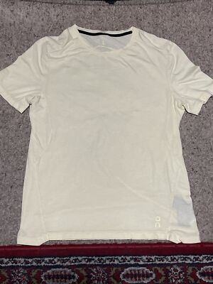 On Cloud Running T-Shirt Men S Comfort-T Performance Workout Crew Neck  Yellow