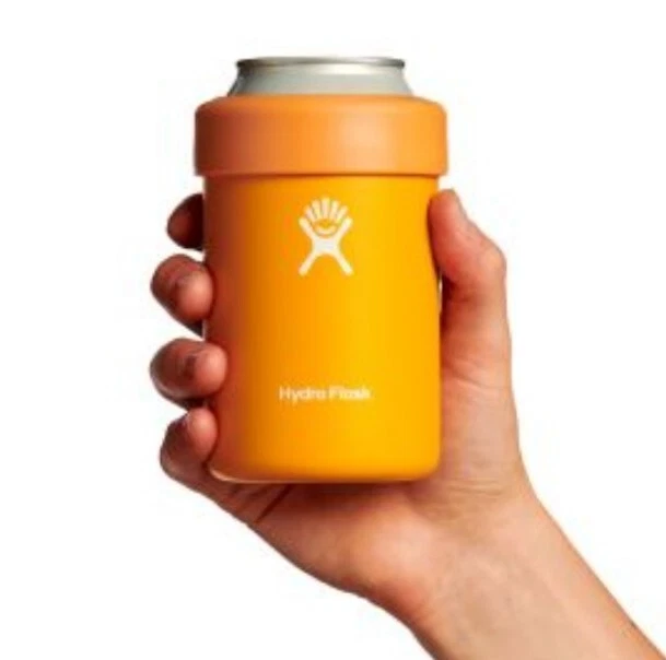 Hydro Flask 12 oz Cooler Cup or Can Koozie insulated Starfish yellow /  orange