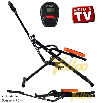 YELLOO New TOTAL FITNESS Pro MIGLIORE Body CRUNCH Tonifica Tutto IL Corpo RICHIUDIBILE