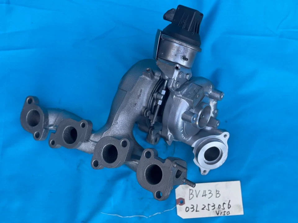 Cargador turbo genuino Audi A3 2010-2013 VW Beetle Golf Jetta 2,0 L diésel BV43 Foto 3 de 4