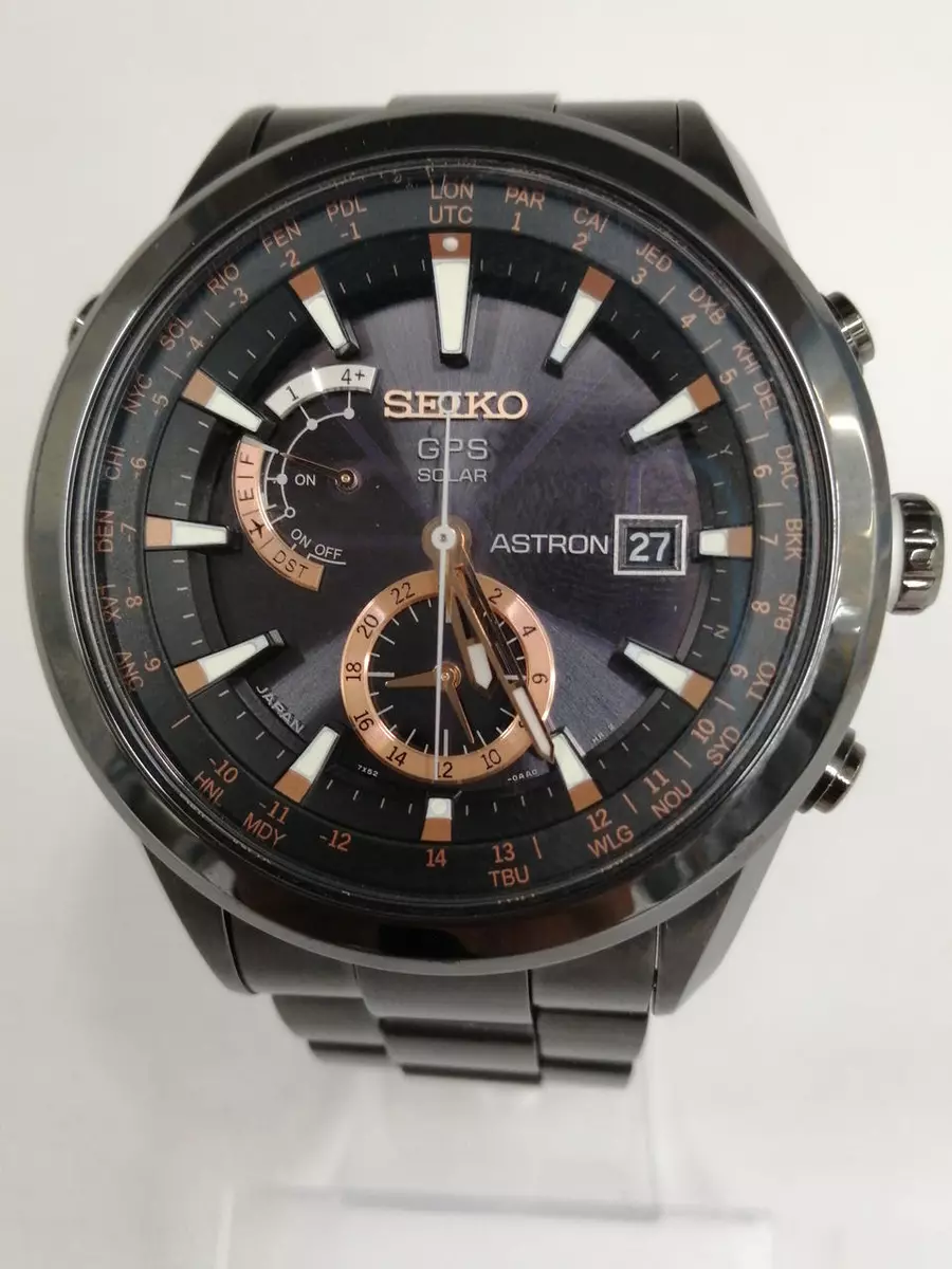 Seiko Astron 7X52-0AC0 Limited Edition Titanium Ceramic GPS Solar Mens Watch