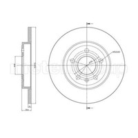Metelli 2X Bremsscheibe Hinten Ø288 Mm Voll FüR Audi A4 8EC B7 2.0 1.6 8E2 B6