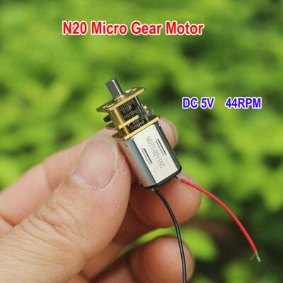 MARKENLOS N20 Gear Motor DC3V 3.7V 5V 6V 44RPM Slow Speed Metal Gearbox for 3D Drawing Pen