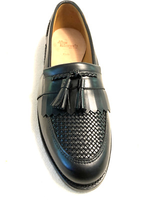Allen Edmonds Mens, Cody, 11B Right Shoe, Amputee, Black Kiltie, Loafers, NWOB