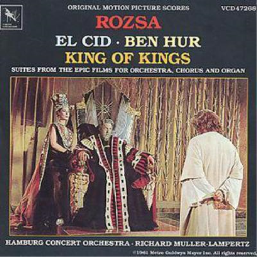 Hamburg Concert  Rozsa: EL CID/BEN HUR/KING OF KINGS; ORIGINAL MOTION PICTU (CD)