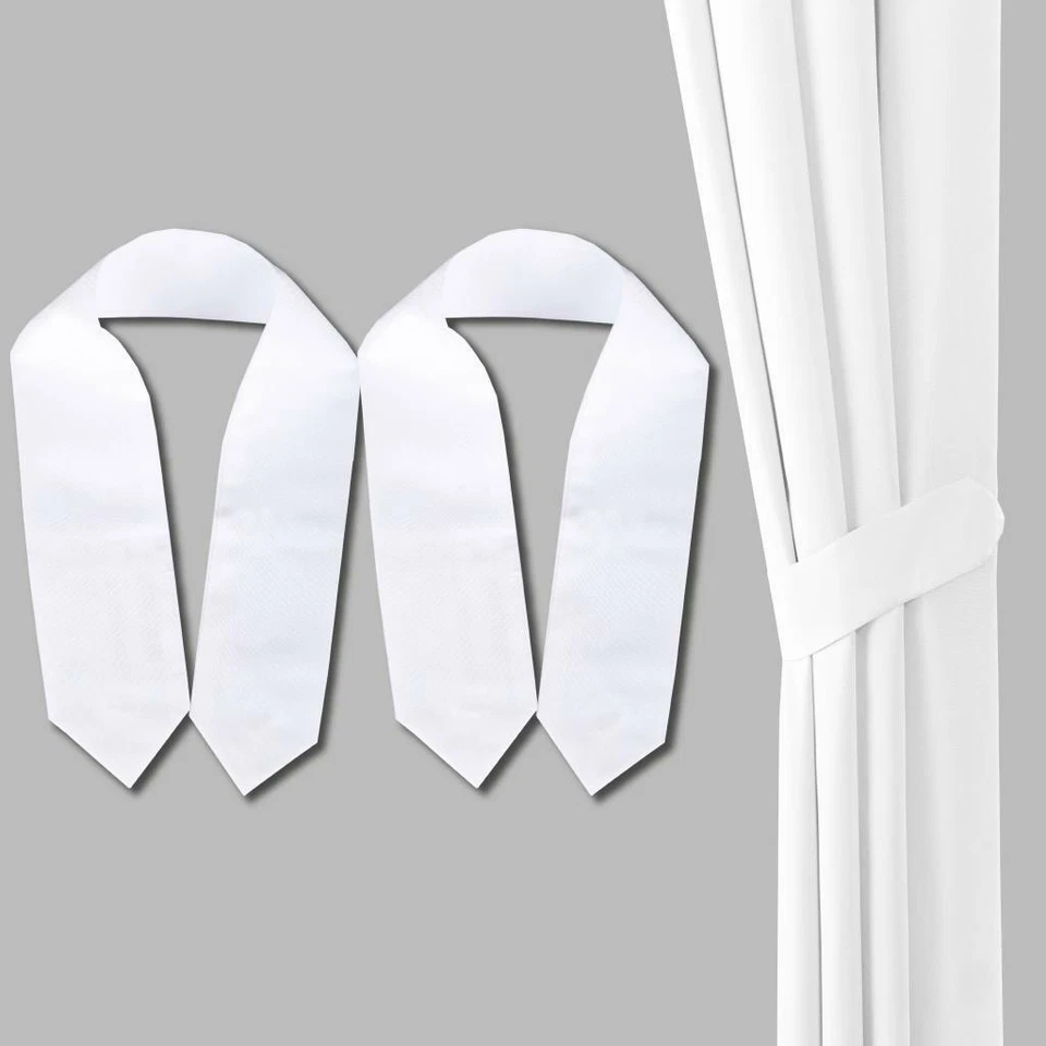 Raffhalter 2er Pack Gardinenhalter Vorhanghalter Dekoschal Gardine Vorhang uni - Bild 4 von 4