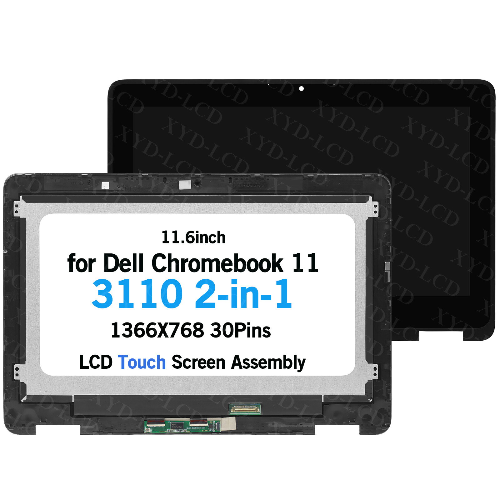 11.6" Touch Screen LCD For Dell Chromebook 3100 3110 – Replacement B116XAK01.1