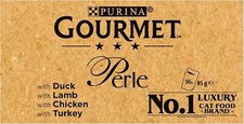 Image of GOURMET Perle Chef's Collection in Gravy Wet Cat Food 96x85g