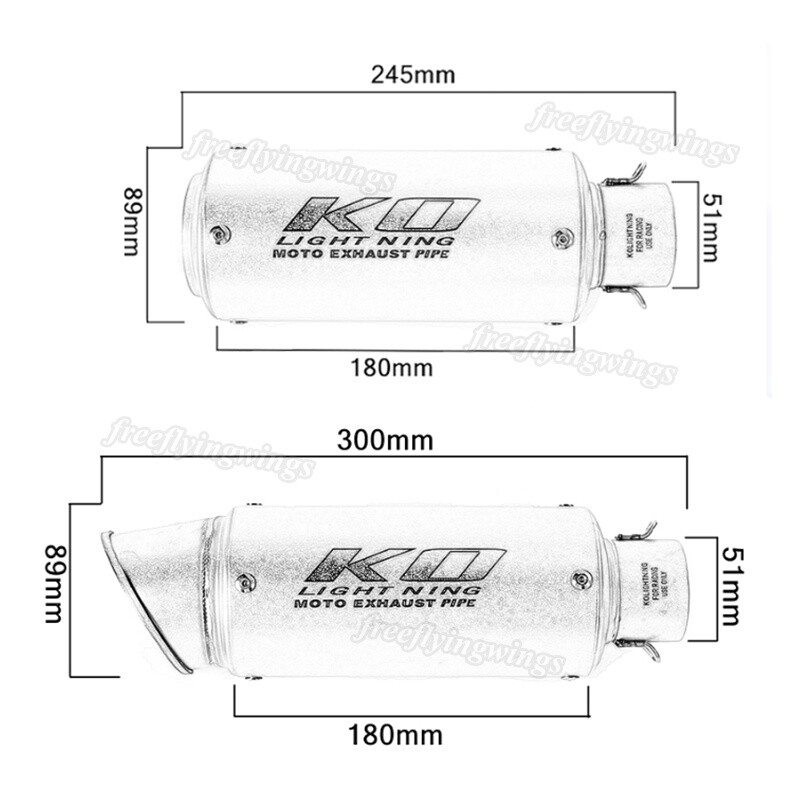 For Suzuki DRZ400S DRZ400SM 20002023 Exhaust System Muffler Header