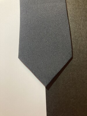 Original Bundeswehr BW Heer Langbinder Krawatte Schlips grau anthrazit NEU