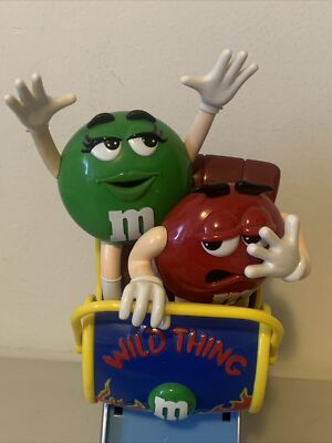 Vintage 1991 Original M&M Wild Thing Roller Coaster Candy
