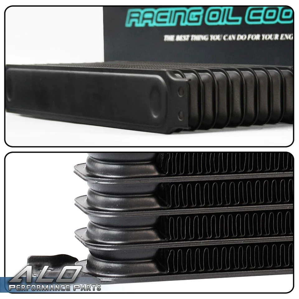 Universal 30 Row AN10 Aluminum Engine Oil Cooler + Thermostat Adaptor Kit - Image 4 of 4