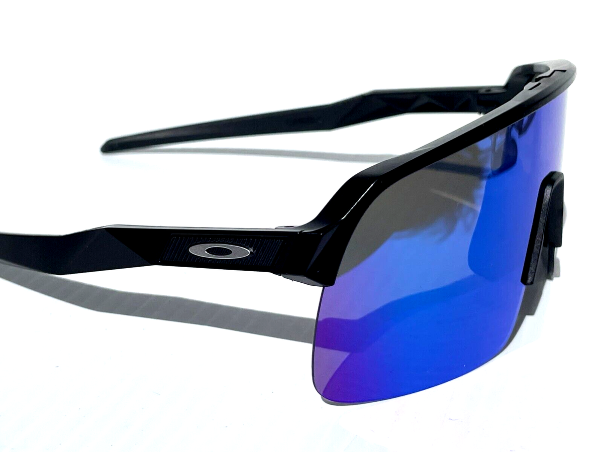 NEW Oakley SUTRO LITE Matte Black Rimless PRIZM Sapphire Blue