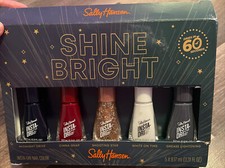 Sally Hansen Insta-dri Nail Color Gift Set- Shine Bright 5PC Damaged Box