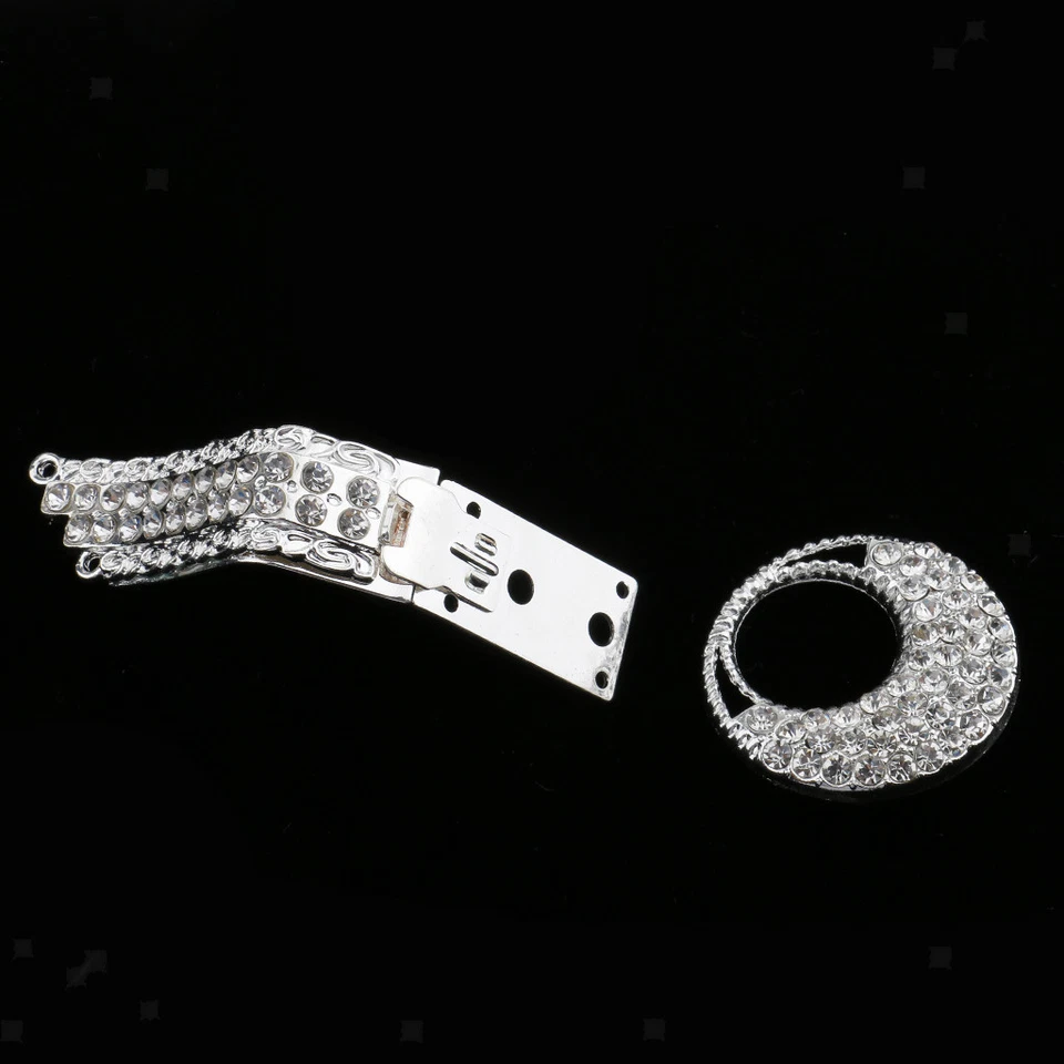 Rhinestone Button Duck-mouth Buckle Fastener for DIY Clothing Sewing Craft - Image 3 of 4