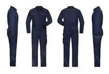 Arbeitskombi Kombi Overall Arbeitsoverall Arbeitsanzug dunkelblau TOP Qualität