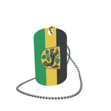 Dog Tag Flag Wolfersdorf Dog Tag Aluminium 30 x 50mm