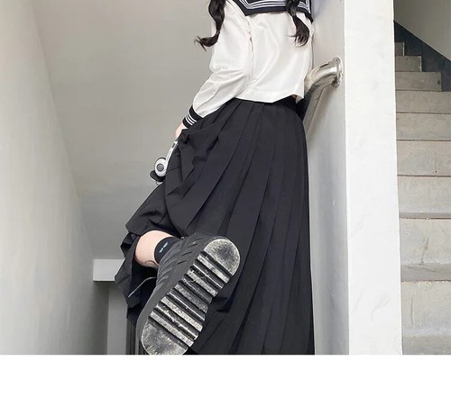 Japanese School Uniform Girls Plus Size Suit Tie Uniform Women Long Sleeve Suit - Picture 21 of 27