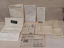 vintage tobacco leaflets collectors items