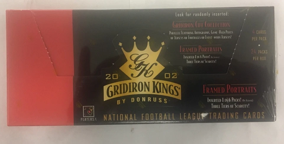 2002 Donruss Gridiron Kings Football Hobby Box Factory Sealed 24 Pack - Image 2 of 4