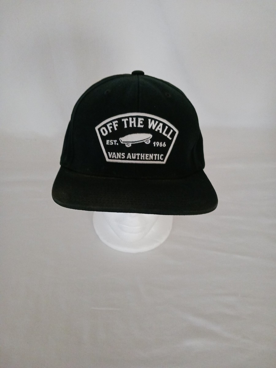 VANS Hat Cap Snapback Black/White 