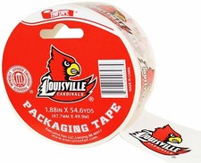 NCAA PACKING Tape University of Louisville Cardinals 160' Roll Fan Tailgate duct